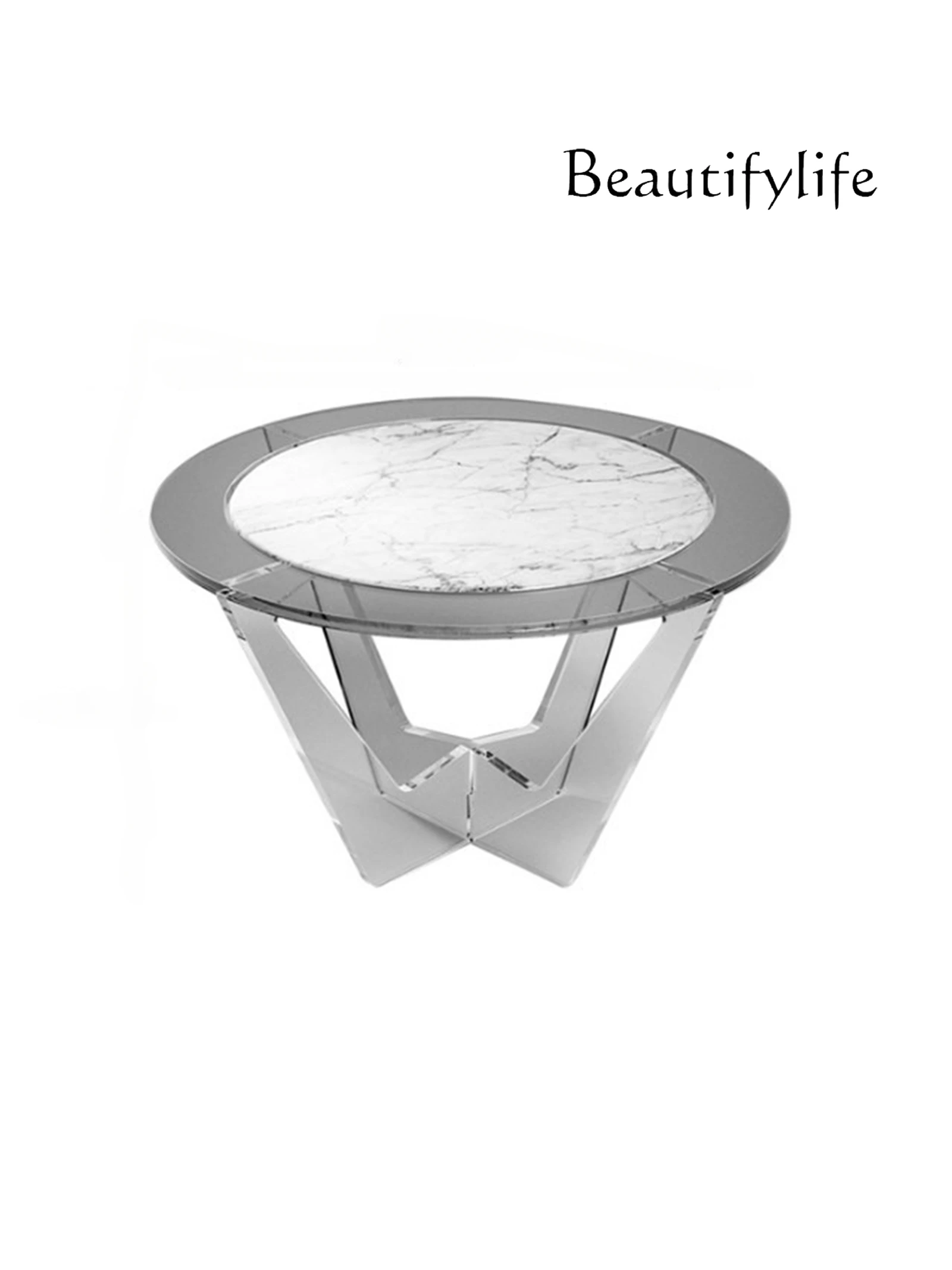 Nordic Marble round Coffee Table Modern Light Luxury Transparent Acrylic Organic Glass Coffee Table
Nordic Marble round Coffee Table Modern Light Luxury Transparent Acrylic Organic Glass Coffee Table