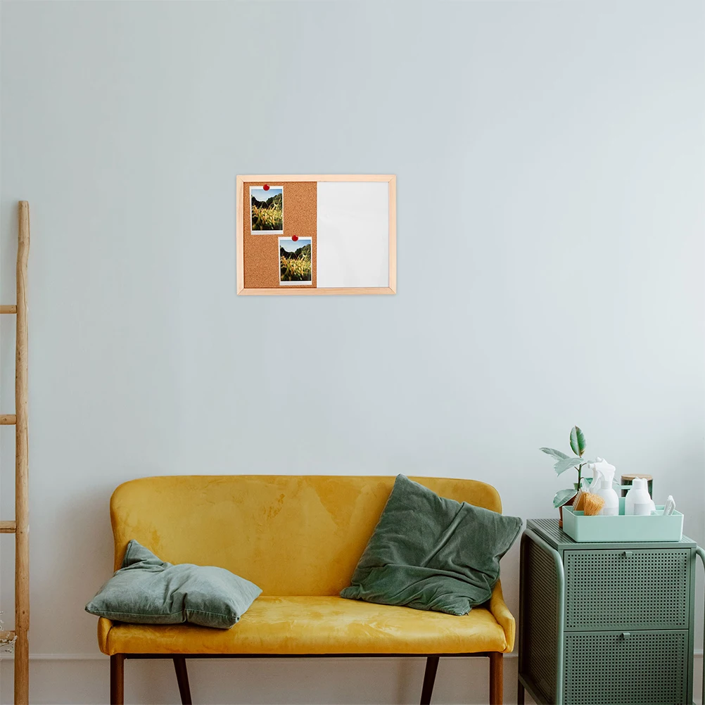 2 Pcs Whiteboard Cork Pin Board Decorative Walls Wooden Frame Bulletin Felt Small School Notice Planning Office
2 Pcs Whiteboard Cork Pin Board Decorative Walls Wooden Frame Bulletin Felt Small School Notice Planning Office