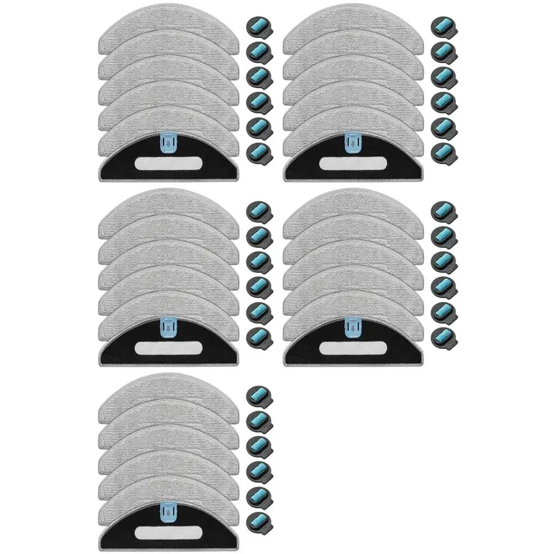 Replacement Mop Pads For Irobot Roomba Combo I5/I5+/J5/J5+,30 Microfiber Mopping Pads+30 Wicks, Washable And Reusable
Replacement Mop Pads For Irobot Roomba Combo I5/I5+/J5/J5+,30 Microfiber Mopping Pads+30 Wicks, Washable And Reusable