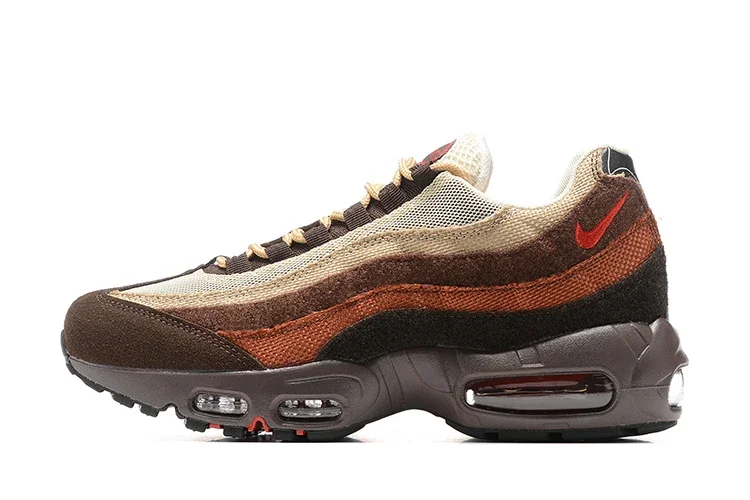 NIKE AIR MAX 95 Men's Running Shoes, Shock Absorption, Fashionable, Comfortable, Durable, Classic, Low Cut Sneakers, Brown
NIKE AIR MAX 95 Men's Running Shoes, Shock Absorption, Fashionable, Comfortable, Durable, Classic, Low Cut Sneakers, Brown