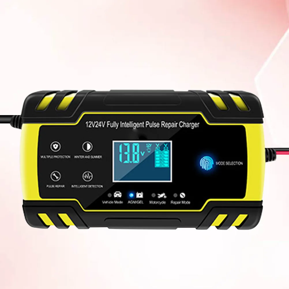 Car Battery Charger 12V 24V Full Automatic Charging Motorcycle Accessories Calcium Gel AGM Wet Batteries Restorer
Car Battery Charger 12V 24V Full Automatic Charging Motorcycle Accessories Calcium Gel AGM Wet Batteries Restorer