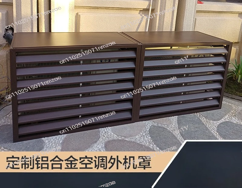 Aluminum Alloy Outdoor AC Unit Protective Cover Exterior Wall Rainproof Sunshade Blinds Grille
Aluminum Alloy Outdoor AC Unit Protective Cover Exterior Wall Rainproof Sunshade Blinds Grille