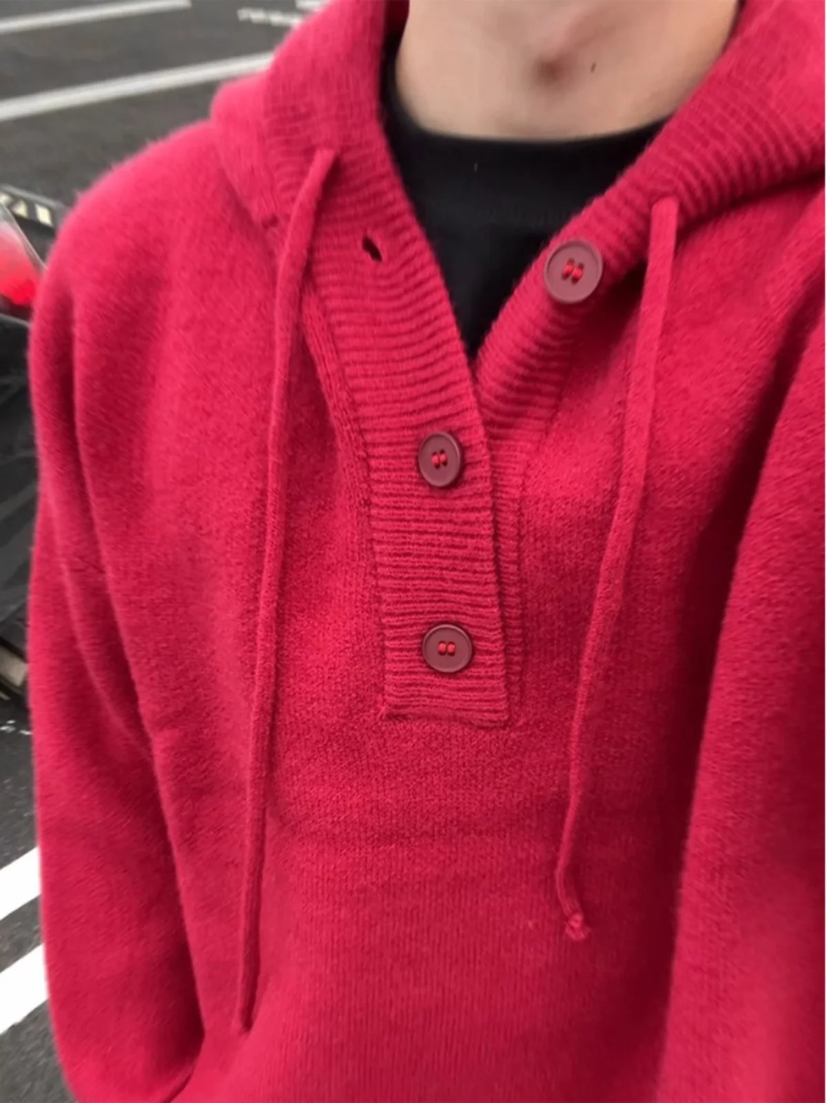 Red Wine f Open Cardigan Knitted Sweater Men's Autumn Winter Lazy Sle Korean Faion Hat Jaet High Quali Comfortable...
Red Wine f Open Cardigan Knitted Sweater Men's Autumn Winter Lazy Sle Korean Faion Hat Jaet High Quali Comfortable...