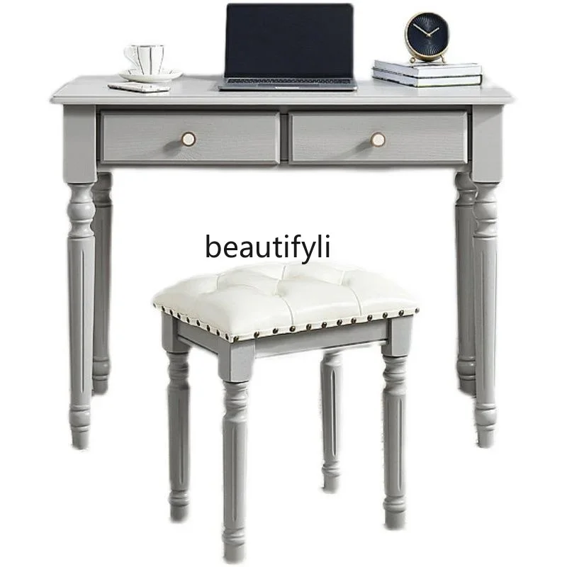 xzzAmerican solid wood study furniture simple bedroom writing desk computer table small apartment
xzzAmerican solid wood study furniture simple bedroom writing desk computer table small apartment