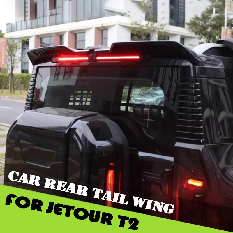 Заднее крыло автомобиля подходит для Jetour Traveller T2 2023 2024 2025, фиксированное ветровое крыло на крыше, модифицированное крыло на крыше, автомобильные аксессуары
Заднее крыло автомобиля подходит для Jetour Traveller T2 2023 2024 2025, фиксированное ветровое крыло на крыше, модифицированное крыло на крыше, автомобильные аксессуары