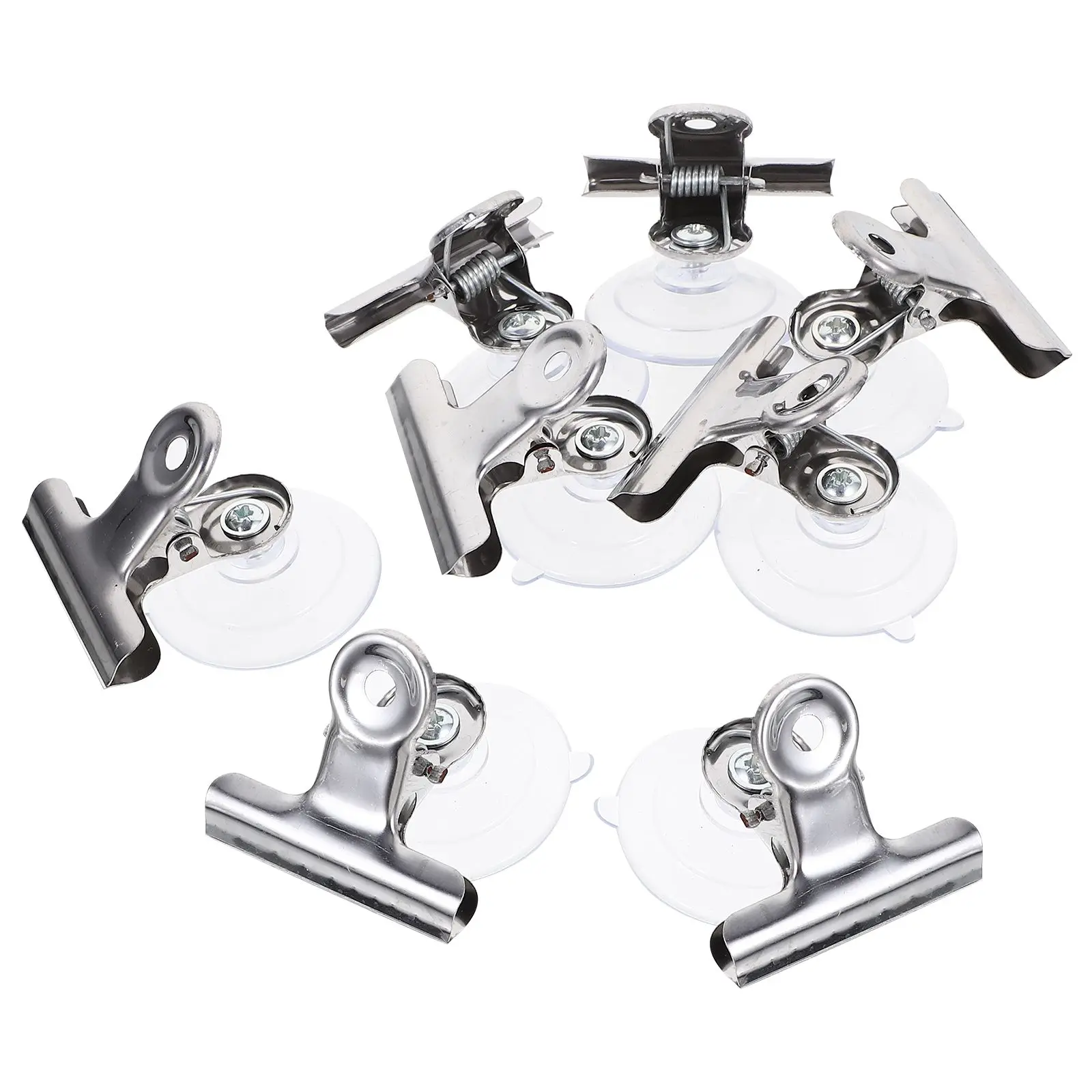 8 Pcs Cup Clips Clear Plastic Metal Hinge Craft Suction Cup Sign Holder Decorations Poster Holder Smooth Surface No Drill
8 Pcs Cup Clips Clear Plastic Metal Hinge Craft Suction Cup Sign Holder Decorations Poster Holder Smooth Surface No Drill