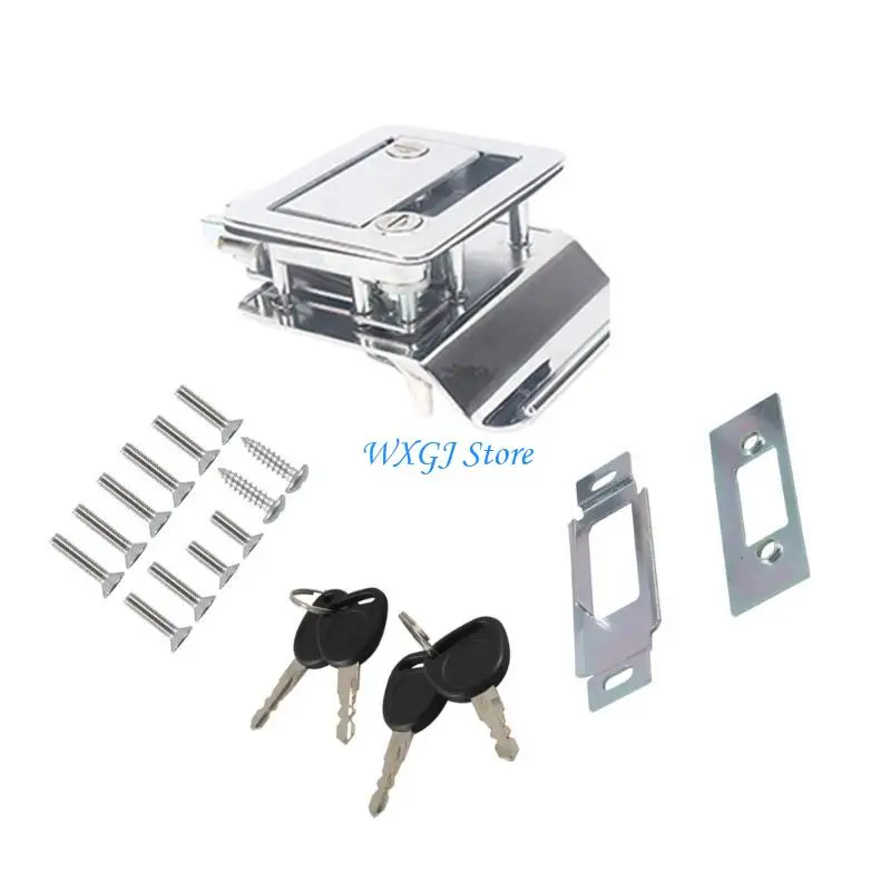 37JE Zinc Alloy Door Lock Universal RVs Door Lock Double Open Door Lock Replacement Entry Door Lock Handle for Camper
37JE Zinc Alloy Door Lock Universal RVs Door Lock Double Open Door Lock Replacement Entry Door Lock Handle for Camper
