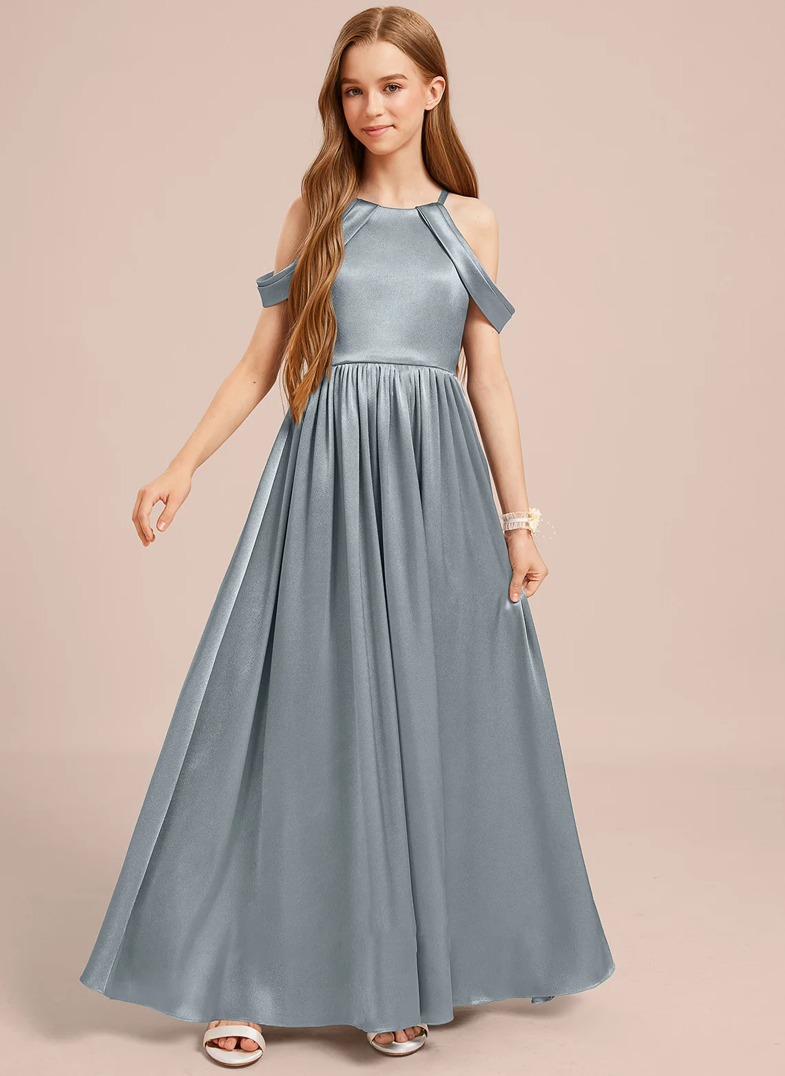 Girls Off Shoulder Long Junior Bridesmaid Dress Flower Girl Dress Birthday Prom Concert Dress Up Dress Set/Customizable
Girls Off Shoulder Long Junior Bridesmaid Dress Flower Girl Dress Birthday Prom Concert Dress Up Dress Set/Customizable