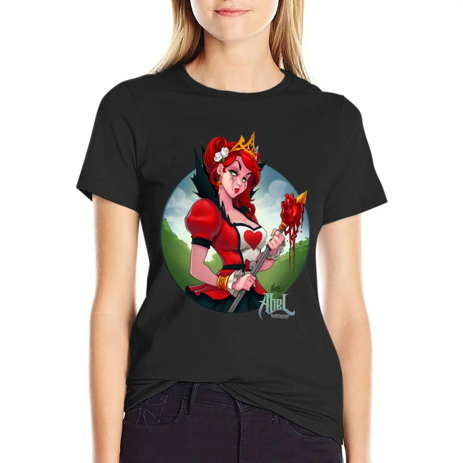 The Queen of Hearts T-Shirt Short sleeve tee funnys plus sizes blanks t shirts for Women
The Queen of Hearts T-Shirt Short sleeve tee funnys plus sizes blanks t shirts for Women