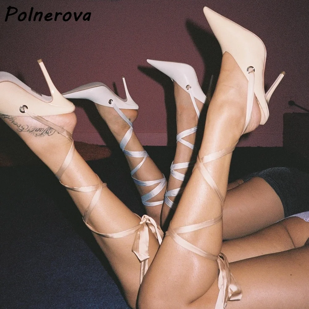 V Shape Open Pumps Cross Tied Black White Pointy Toe Thin Heels Slingback Women Summer Dress Shoes Solid Concise Stiletto Shoes
V Shape Open Pumps Cross Tied Black White Pointy Toe Thin Heels Slingback Women Summer Dress Shoes Solid Concise Stiletto Shoes