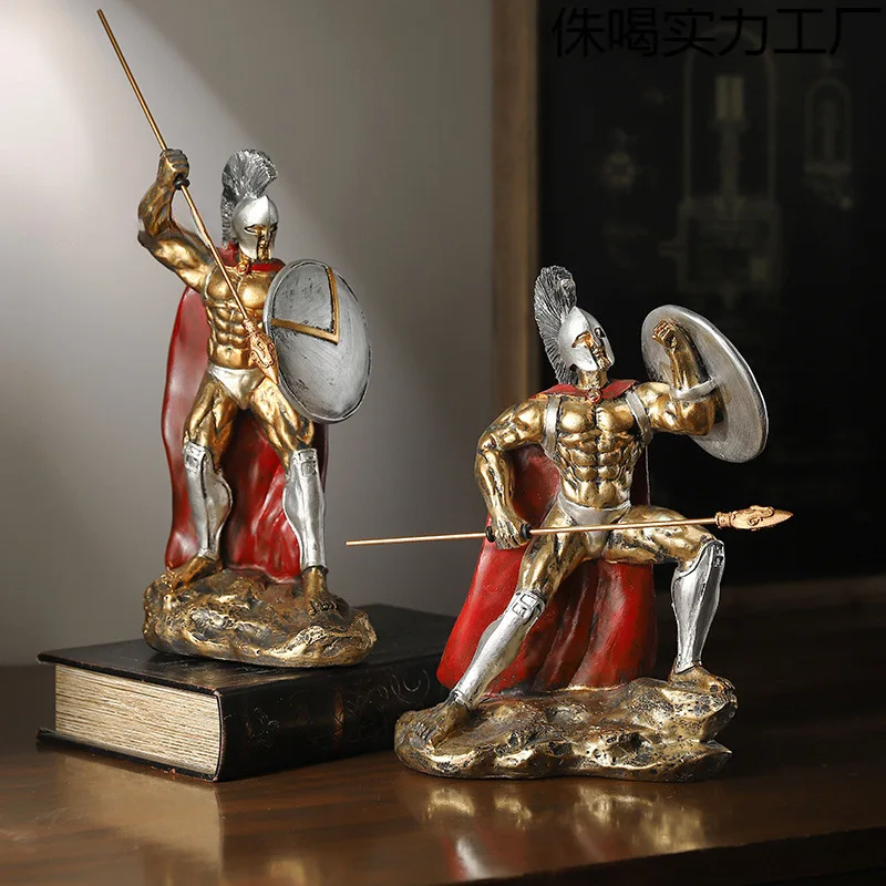 Spartan Warrior Statue, European Resin Sculpture Figures, Grand Living Room, Bar Cabinet Office & Home Decor, Premium Art Craft
Spartan Warrior Statue, European Resin Sculpture Figures, Grand Living Room, Bar Cabinet Office & Home Decor, Premium Art Craft