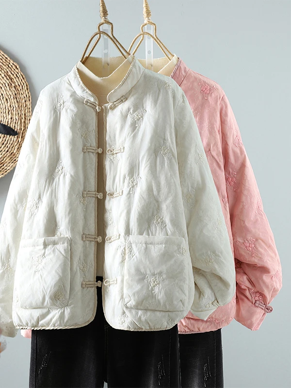 Женское хлопковое термопальто с вышивкой на пуговицах и воротником-стойкой, новое китайское пальто Long Sve Thiened с хлопковой подкладкой Oute...
Женское хлопковое термопальто с вышивкой на пуговицах и воротником-стойкой, новое китайское пальто Long Sve Thiened с хлопковой подкладкой Oute...