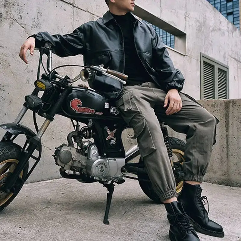 Autumn Winter New Male Loose Casual Pockets Solid Color Cargo Pants Homme Fashion Haruku Y2k All-Match Trousers Men's Clothing
Autumn Winter New Male Loose Casual Pockets Solid Color Cargo Pants Homme Fashion Haruku Y2k All-Match Trousers Men's Clothing