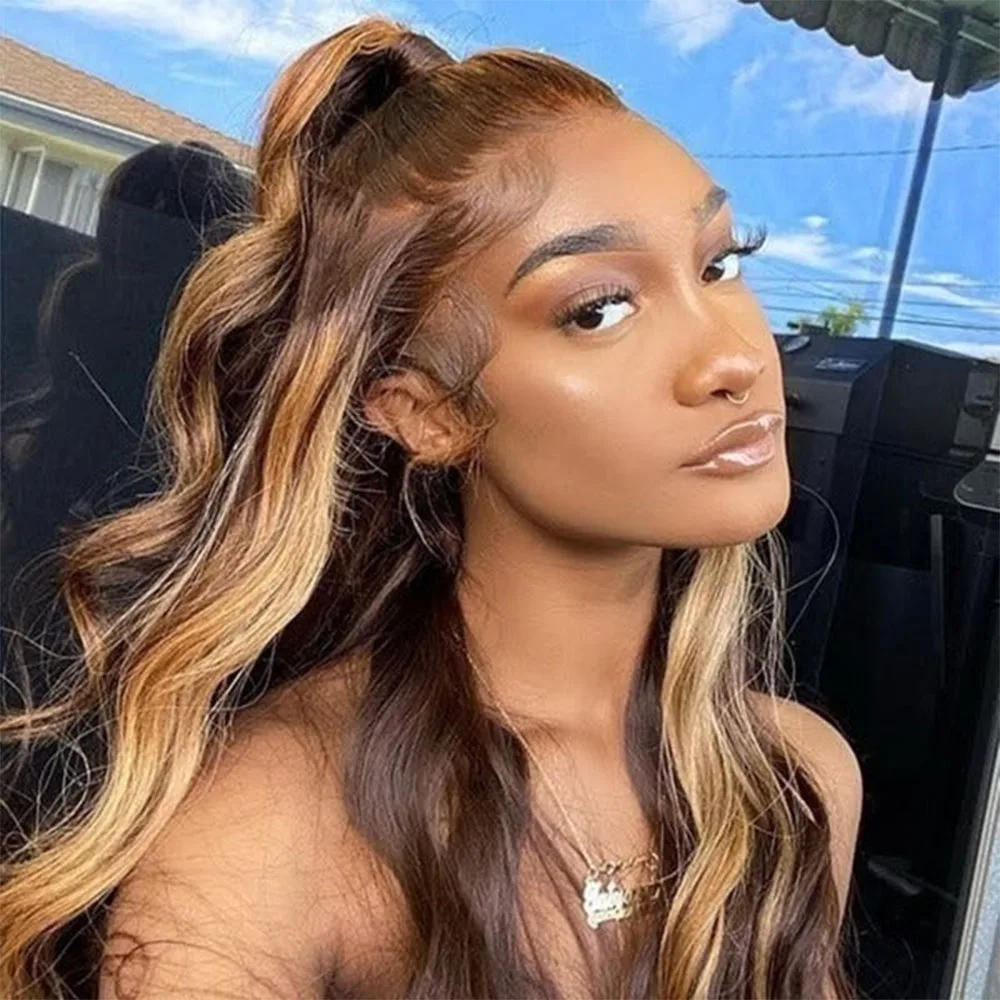 30 40 46 Inch Body Wave P4/27 Honey Blonde Highlight Wig Human Hair 13x6 Lace Front Human Hair Wigs Lace Frontal Wig For Black Women 200 Density
30 40 46 Inch Body Wave P4/27 Honey Blonde Highlight Wig Human Hair 13x6 Lace Front Human Hair Wigs Lace Frontal Wig For Black Women 200 Density