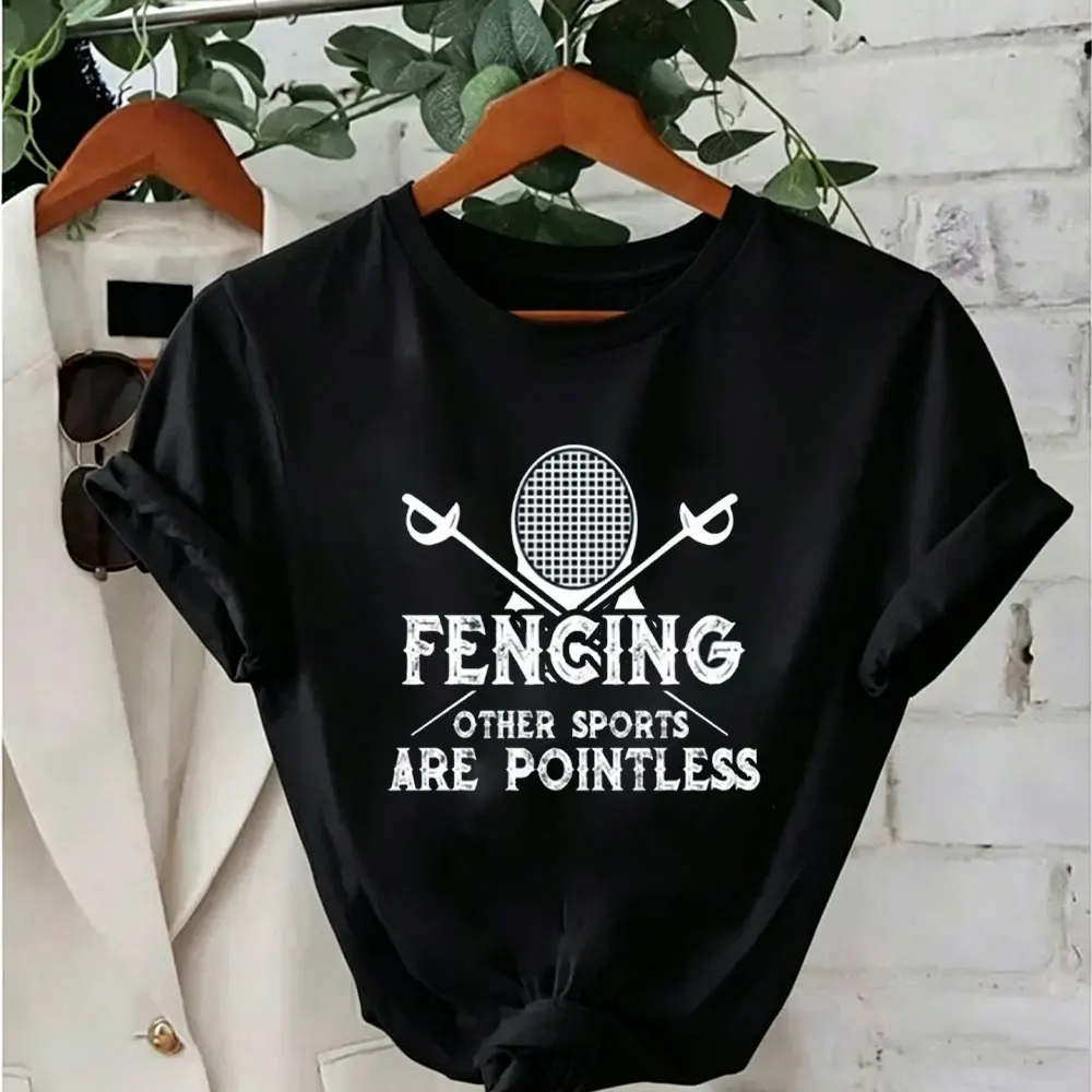 Fencing Other Sports Are Pointless Unisex Short Sleeve O Neck T-shirt Fencing Gift Fencing Tee Fencer Team Shirt Streetwear
Fencing Other Sports Are Pointless Unisex Short Sleeve O Neck T-shirt Fencing Gift Fencing Tee Fencer Team Shirt Streetwear