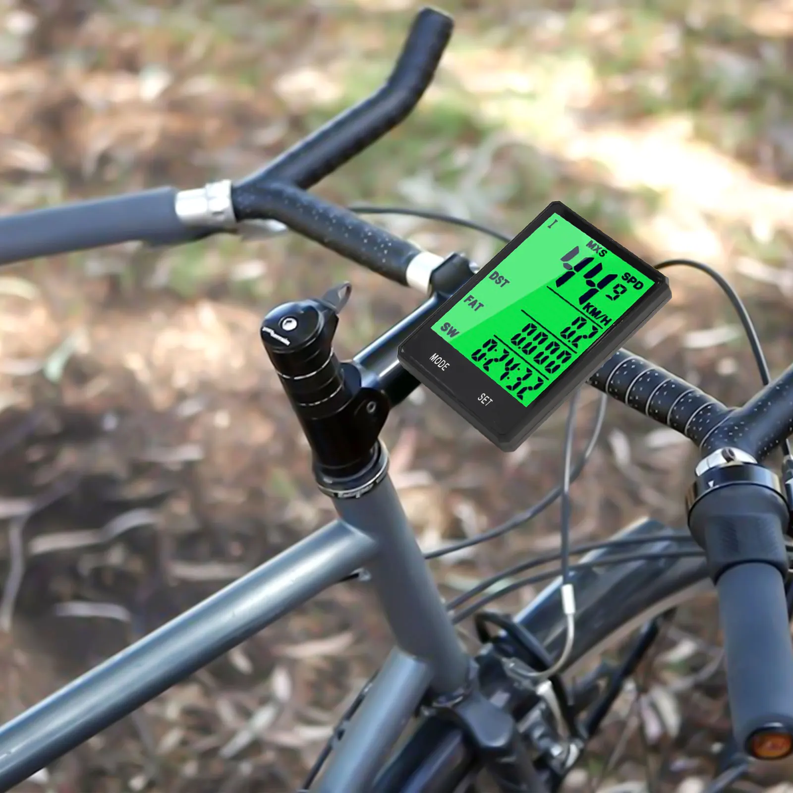 Waterproof Bicycle Computer Bike Speedometer For Cycling Automatic Wireless Function Backlit LCD Design Easy To Install
Waterproof Bicycle Computer Bike Speedometer For Cycling Automatic Wireless Function Backlit LCD Design Easy To Install