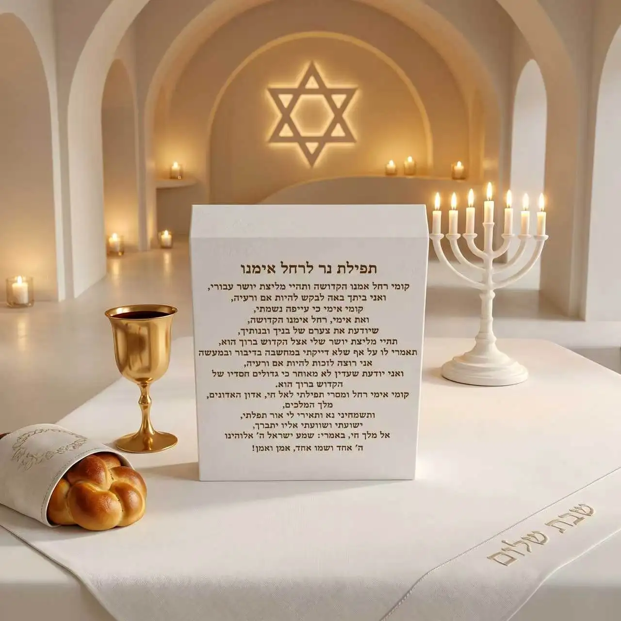 Jewish Mother Rachel Blessing Board Mold, Full Hebrew Prayer Text Silicone Mold for Israeli Home Protection
Jewish Mother Rachel Blessing Board Mold, Full Hebrew Prayer Text Silicone Mold for Israeli Home Protection
