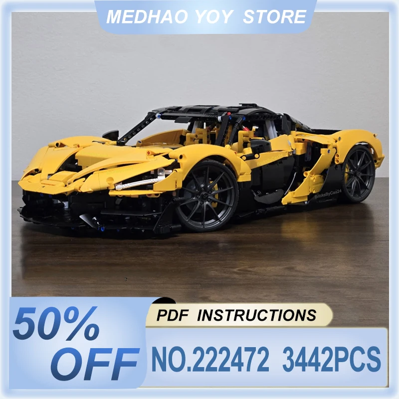 High-end MOC-222472 Supercar 1:8 Racing Classic Vehicle Compatible 42172 Model Building Block Assembly Kid Toy Birthday Gift Boy
High-end MOC-222472 Supercar 1:8 Racing Classic Vehicle Compatible 42172 Model Building Block Assembly Kid Toy Birthday Gift Boy