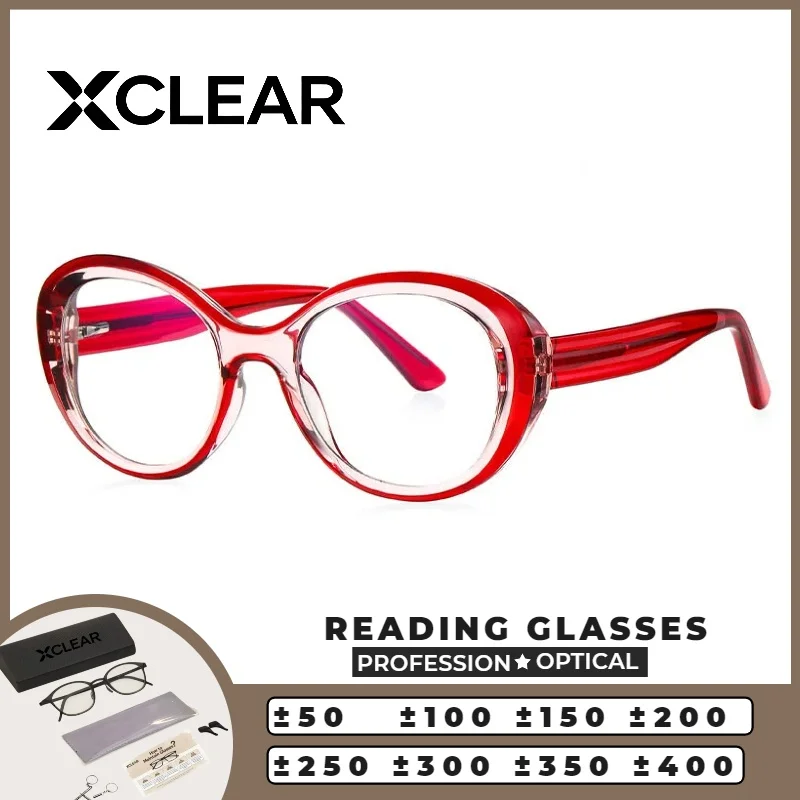 Xclear New Fashion Retro Full Rim Round Reading Woman Glasses Anti Blue Ray Currents Progressive Prescription Optical Eyewear
Xclear New Fashion Retro Full Rim Round Reading Woman Glasses Anti Blue Ray Currents Progressive Prescription Optical Eyewear