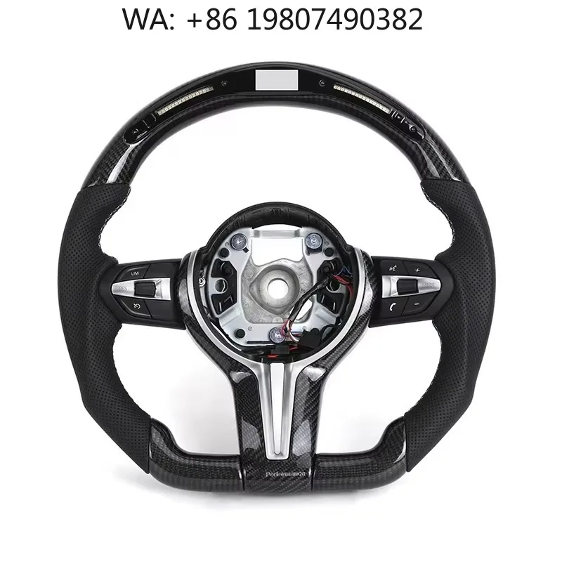 M Sport LED Carbon Leather Steering Wheel, Custom Mod Auto Parts Fits F10 F15 F16 F20 F25 F30 F31 F34 F36 M3 F80 M4 F82 X5 E70 E
M Sport LED Carbon Leather Steering Wheel, Custom Mod Auto Parts Fits F10 F15 F16 F20 F25 F30 F31 F34 F36 M3 F80 M4 F82 X5 E70 E