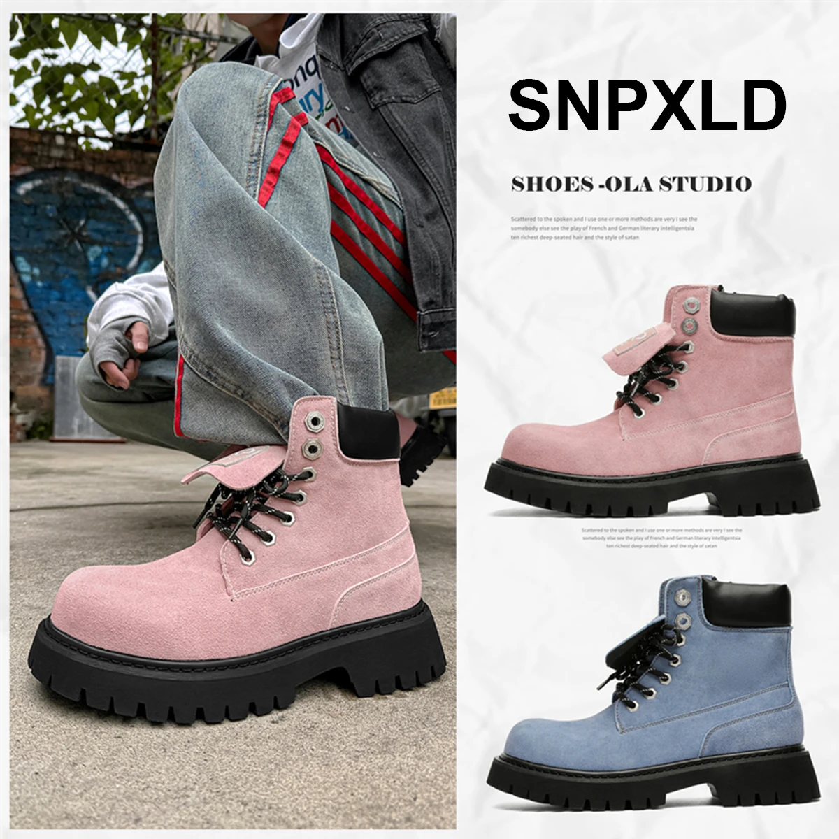SNPXLD Spring Autumn Martain Boots for Men Non Slip Outdoor Ankle Boots for Women European Style Durable Hiking Boots
SNPXLD Spring Autumn Martain Boots for Men Non Slip Outdoor Ankle Boots for Women European Style Durable Hiking Boots