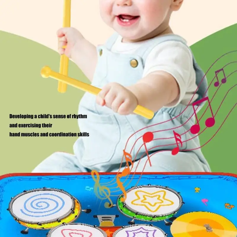 Combined Drum Piano Music Game Mat for Kids Pliable Educational Toy with Multiple Sound Approaches Permanent ABS Fabric Building
Combined Drum Piano Music Game Mat for Kids Pliable Educational Toy with Multiple Sound Approaches Permanent ABS Fabric Building