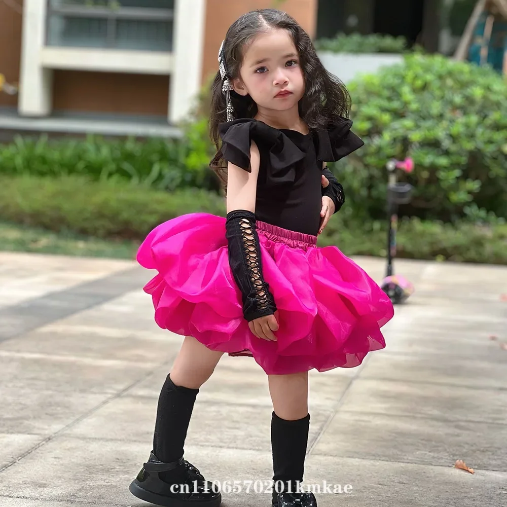 Детский костюм для джазового танца, комплект платьев, детское нарядное платье для прогулок, одежда для черлидинга, розовая юбка-пузырь для девочек, костюм для выступлений
Детский костюм для джазового танца, комплект платьев, детское нарядное платье для прогулок, одежда для черлидинга, розовая юбка-пузырь для девочек, костюм для выступлений