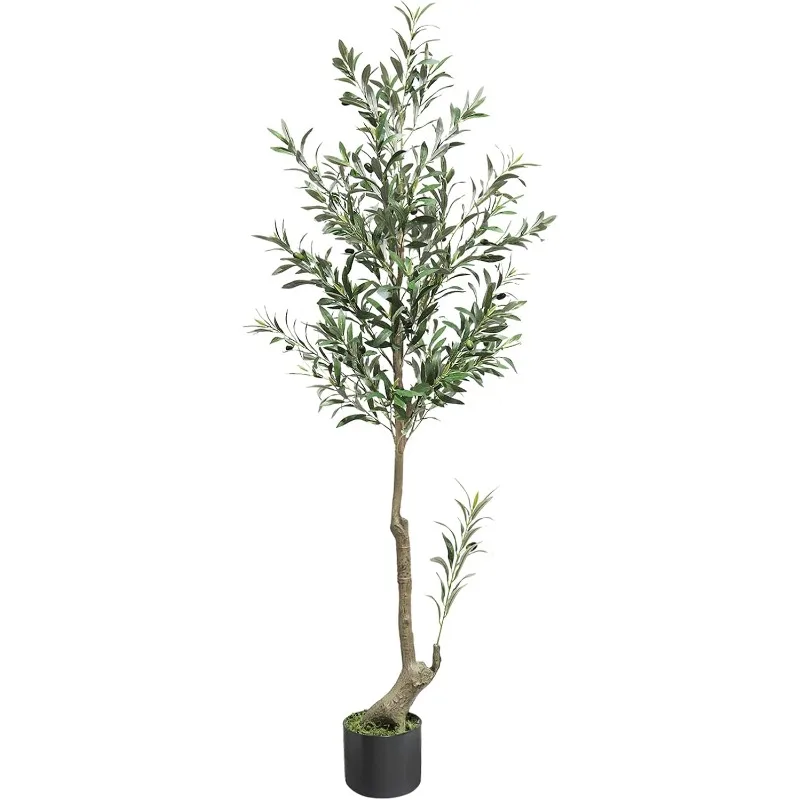 Faux Olive Tree for Office Home Decor Fake OliveTree Indoor with Natural Trunk and Lifelike Fruits in a Pot
Faux Olive Tree for Office Home Decor Fake OliveTree Indoor with Natural Trunk and Lifelike Fruits in a Pot