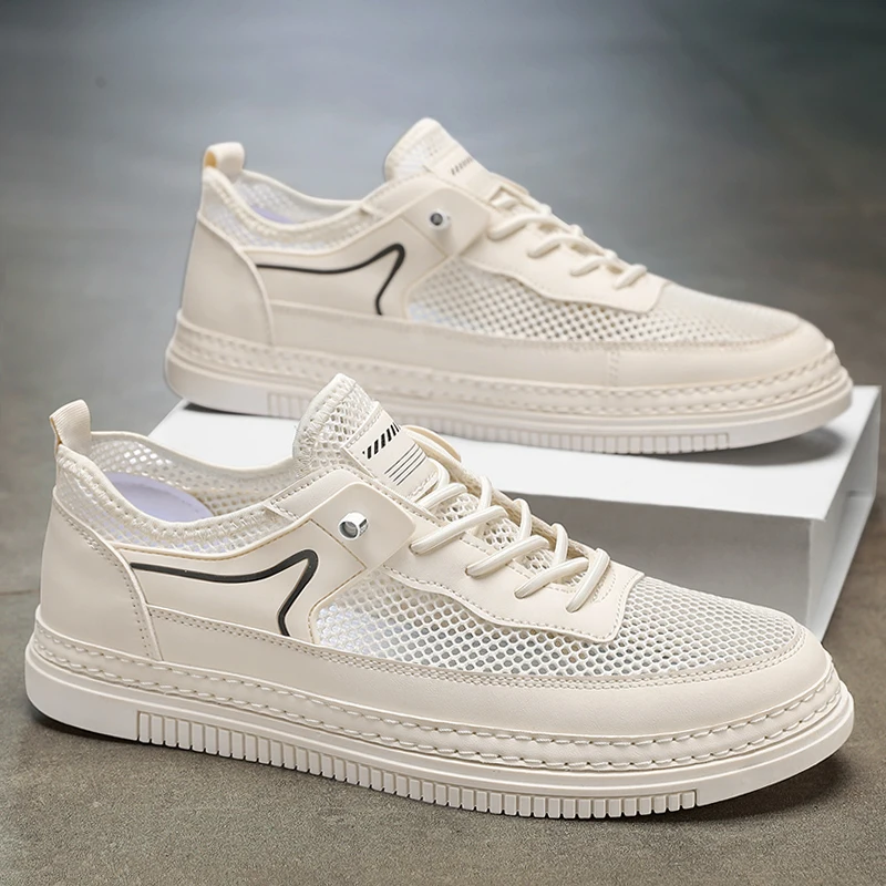 Men's Summer Breathable Thin Mesh Hollow out Casual Work Shoes Lightweight Sports White Sneakers Versatile Flat Shoes
Men's Summer Breathable Thin Mesh Hollow out Casual Work Shoes Lightweight Sports White Sneakers Versatile Flat Shoes