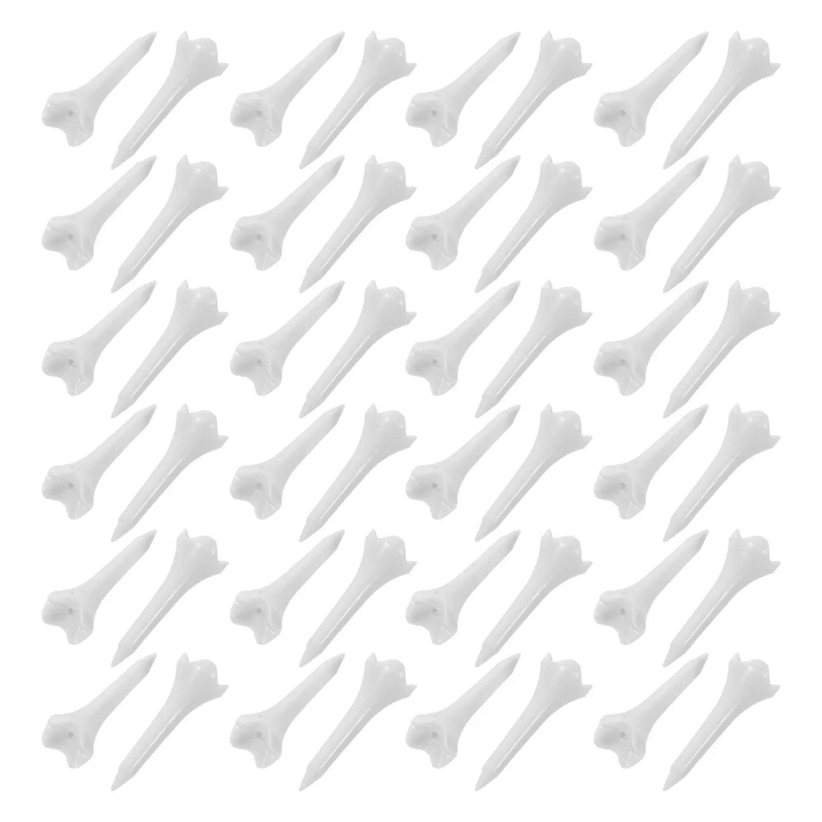 50Pcs Stable Plastic Golf Tees Four-Corner Holder for Driving Range Practice Indoor Simulator Bulk Golf Accessories
50Pcs Stable Plastic Golf Tees Four-Corner Holder for Driving Range Practice Indoor Simulator Bulk Golf Accessories