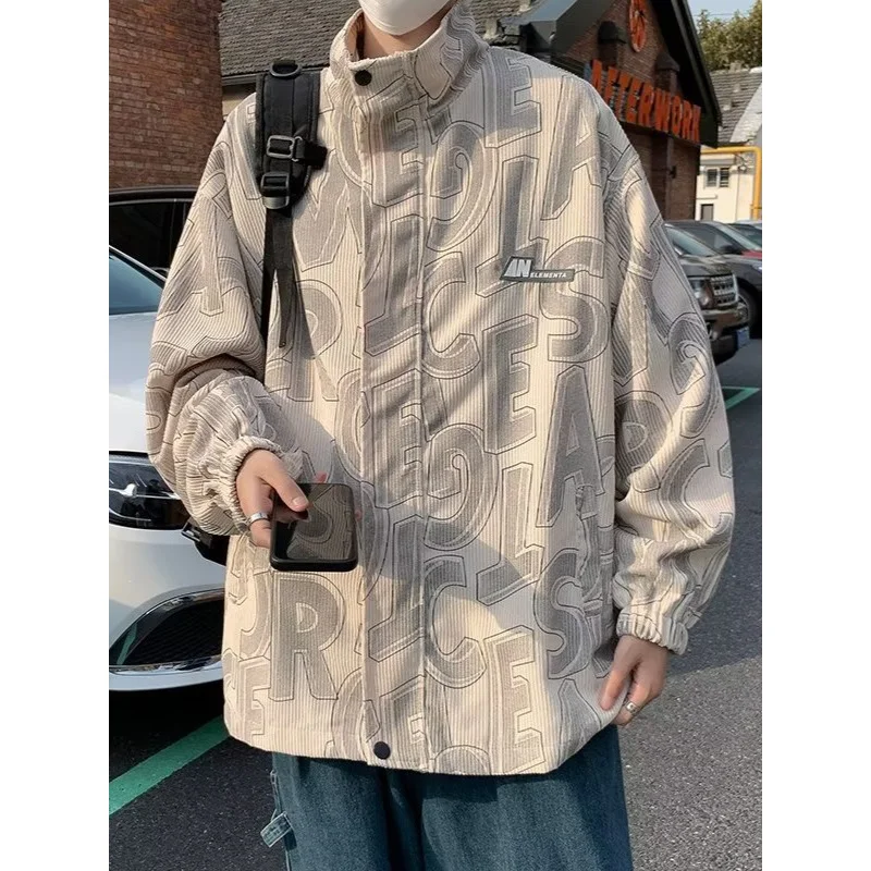 High-Grade Corduroy Jacket Men's Spring, Autumn and Winter Hong Kong Style Trendy Brand Pu Handsome Jacket Loose All-Match Trend
High-Grade Corduroy Jacket Men's Spring, Autumn and Winter Hong Kong Style Trendy Brand Pu Handsome Jacket Loose All-Match Trend