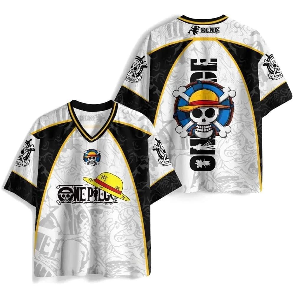 Summer One Piece Luffy Football Jacket Men's T-shirt Sports Breathable Jersey Men's and Women's Casual Fashion Top Short Sleeve
Summer One Piece Luffy Football Jacket Men's T-shirt Sports Breathable Jersey Men's and Women's Casual Fashion Top Short Sleeve