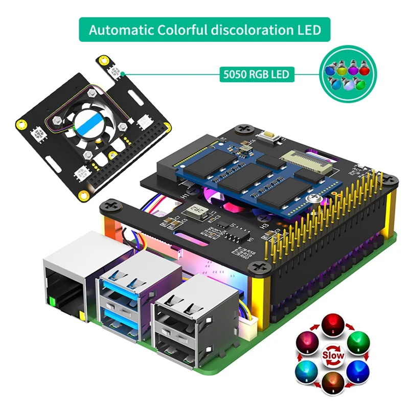 Well Made-For Raspberry Pi 5 M.2 NVME To Pcie Adapter Supports M2 2230 2242 M Key NVME SSD With Cooler Automatic Discoloration L
Well Made-For Raspberry Pi 5 M.2 NVME To Pcie Adapter Supports M2 2230 2242 M Key NVME SSD With Cooler Automatic Discoloration L