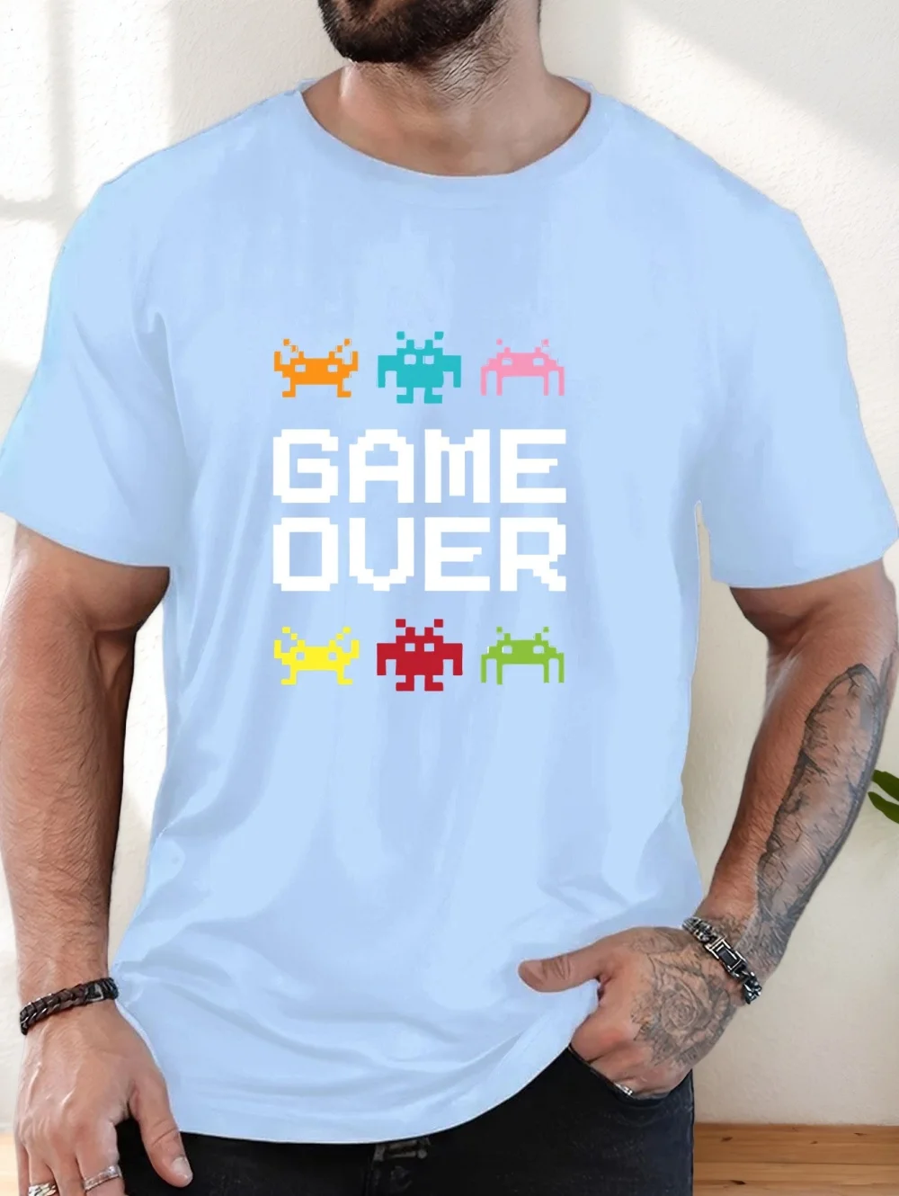 Creative Funny Gamer over Graphic T-Shirt for Men Round Neck Casual Loose Short Sleeve Tees Game Lover Gift Summer Fashion Tops
Creative Funny Gamer over Graphic T-Shirt for Men Round Neck Casual Loose Short Sleeve Tees Game Lover Gift Summer Fashion Tops