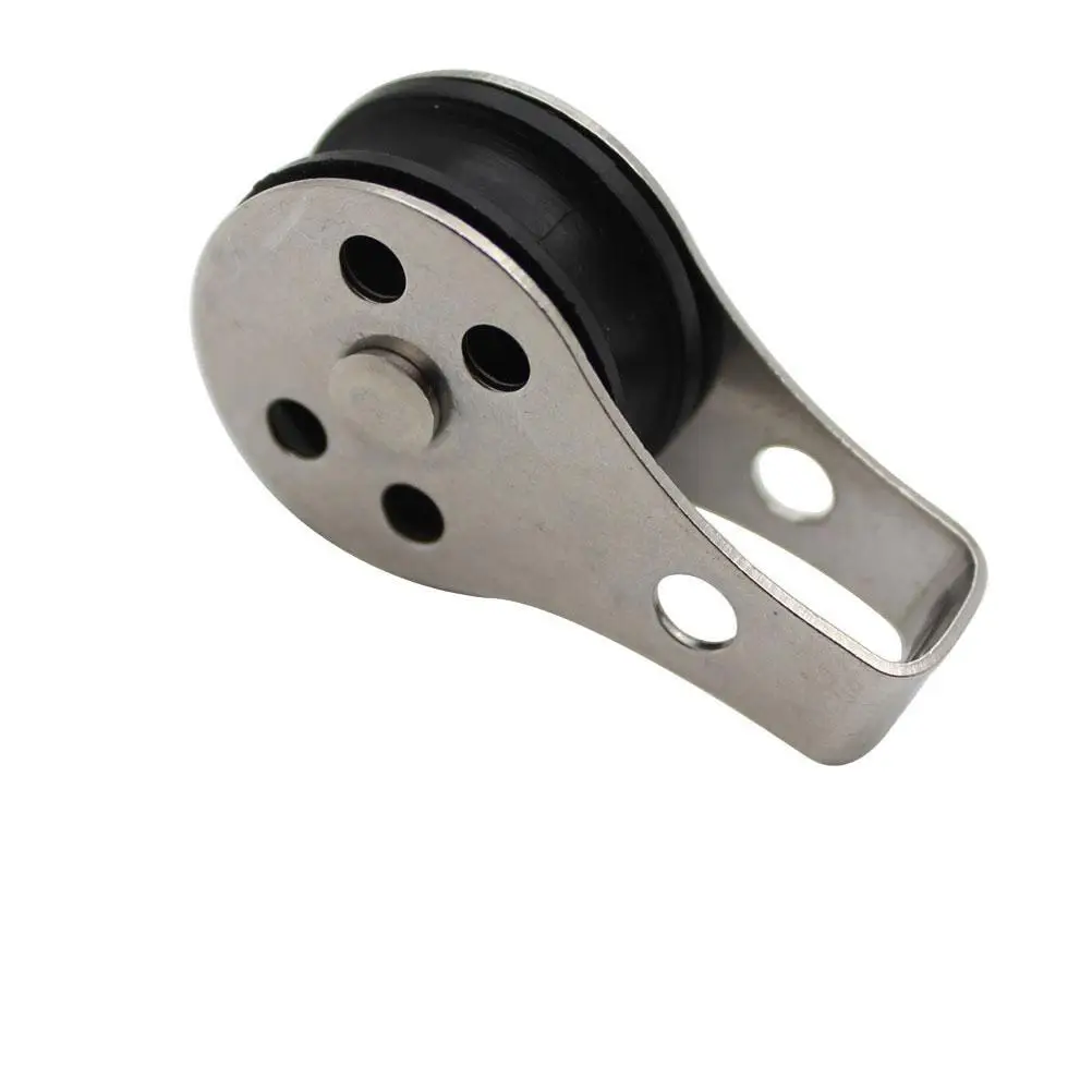 2Pcs StainlessSteelPulley HeavyLoadCapacity NylonRope SingleMarineBoatLiftingWeight Durable Waterproof AntiRust FishingNetPulley
2Pcs StainlessSteelPulley HeavyLoadCapacity NylonRope SingleMarineBoatLiftingWeight Durable Waterproof AntiRust FishingNetPulley