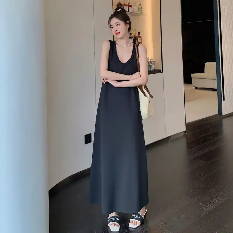 Elegant V Neck Sleeveless Maxi Dress Loose Fit A Line Summer Casual Women's Fashion Dress
Elegant V Neck Sleeveless Maxi Dress Loose Fit A Line Summer Casual Women's Fashion Dress