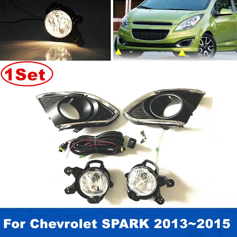 1Set Chrome Driving Lamp Fog Light Assembly With Switch and Wires For chevrolet Chevy Spark 2013 2014 2015
1Set Chrome Driving Lamp Fog Light Assembly With Switch and Wires For chevrolet Chevy Spark 2013 2014 2015
