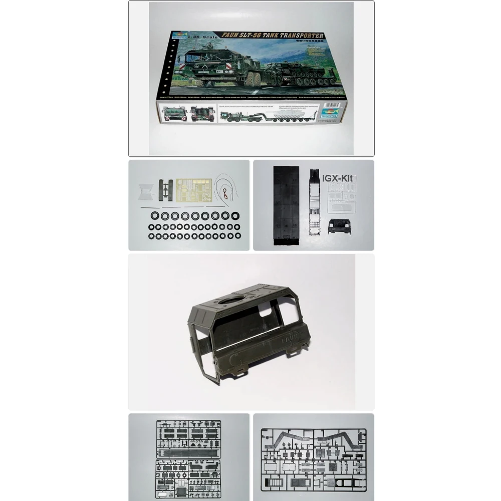 Trumpeter 00203 1/35 German Faun Elefant SLT56 Panzer Tank Transporter Craft Collectible Plastic Assembly Building Model Kit
Trumpeter 00203 1/35 German Faun Elefant SLT56 Panzer Tank Transporter Craft Collectible Plastic Assembly Building Model Kit