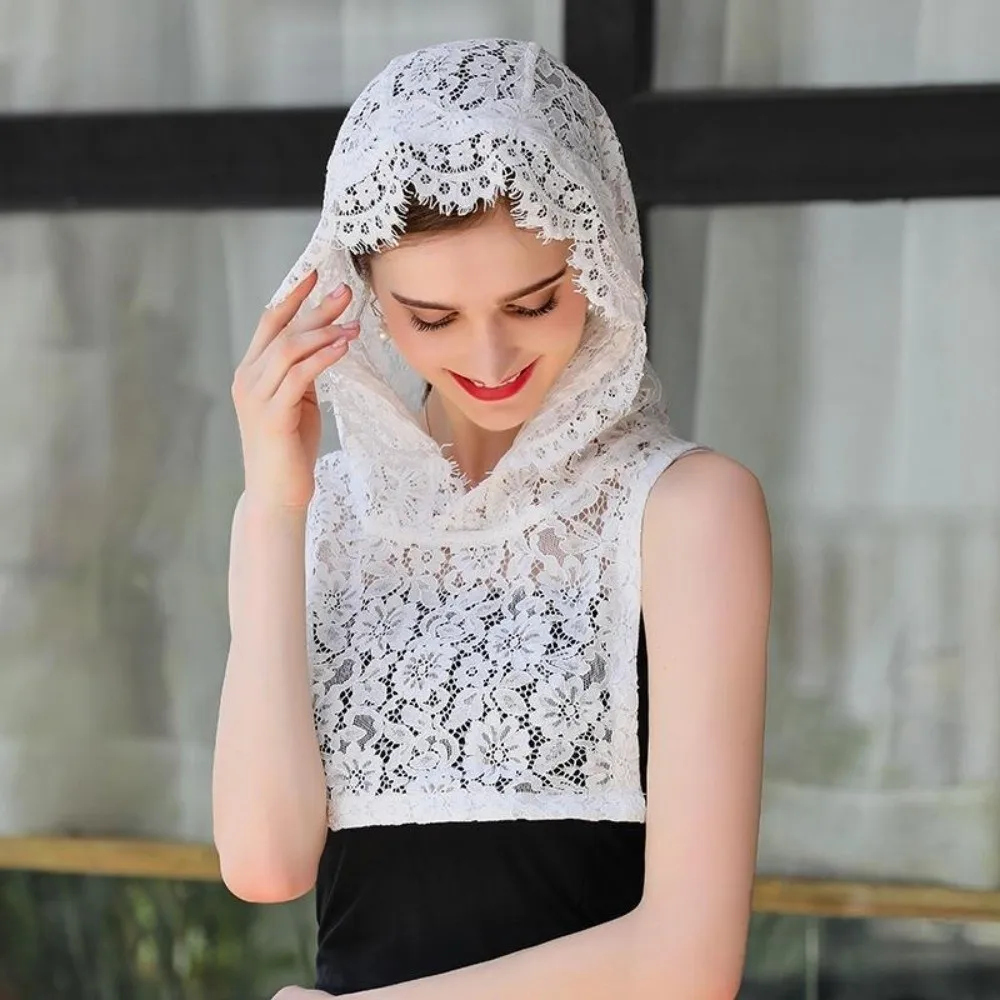 With Cap Fake Lace Floral Collar Gauzy Short Sleeve Mesh Base Layer Top Black Slim Detachable False Collar Clothes Accessory
With Cap Fake Lace Floral Collar Gauzy Short Sleeve Mesh Base Layer Top Black Slim Detachable False Collar Clothes Accessory