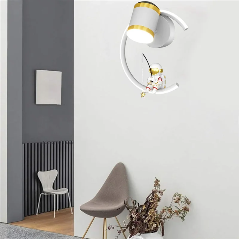 A07F-LED Wall Lamp Astronaut Children Wall Lamp With Projector Stars Indoor Lighting For Study Living Room Bedroom
A07F-LED Wall Lamp Astronaut Children Wall Lamp With Projector Stars Indoor Lighting For Study Living Room Bedroom