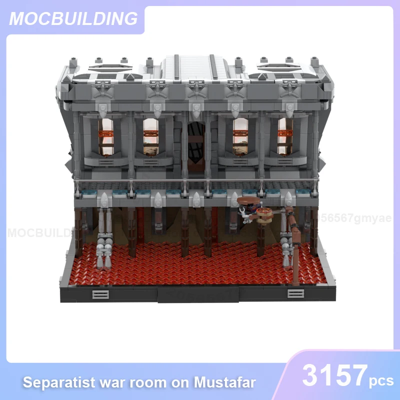 Separatist War Room on Mustafar MOC Building Blocks Space Architecture Model Display DIY Assemble Bricks Xmas Toys Gifts 3157PCS
Separatist War Room on Mustafar MOC Building Blocks Space Architecture Model Display DIY Assemble Bricks Xmas Toys Gifts 3157PCS