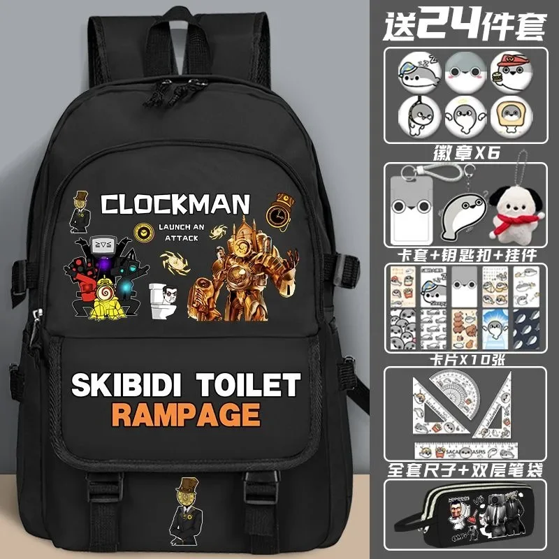 Breathable mesh, Black Blue, Skibidi Toilet, Student Kids Teens School Bags, Large Capacity Mochilas Anime Backpacks Girls Boys
Breathable mesh, Black Blue, Skibidi Toilet, Student Kids Teens School Bags, Large Capacity Mochilas Anime Backpacks Girls Boys