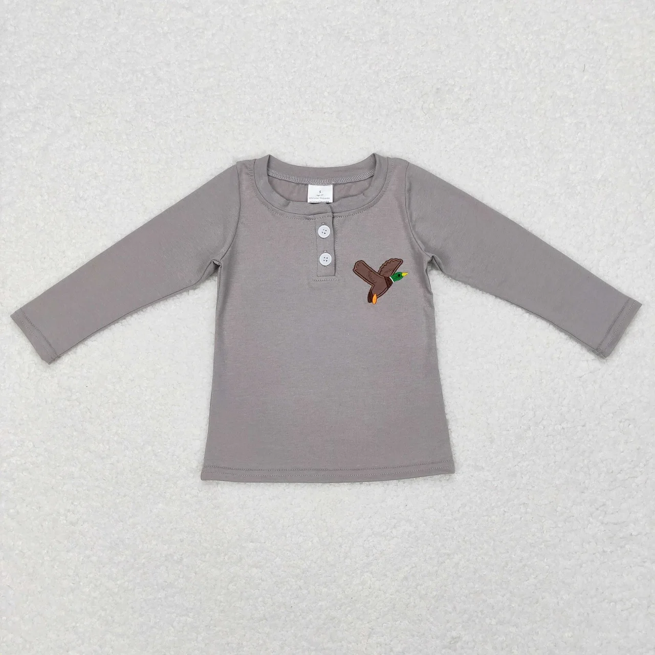 Wholesale Baby Boy Collar Tee Lapel Tops Children Embroidery Cotton Clothes Toddler Buttons Duck Pullover Long Sleeves Shirt
Wholesale Baby Boy Collar Tee Lapel Tops Children Embroidery Cotton Clothes Toddler Buttons Duck Pullover Long Sleeves Shirt