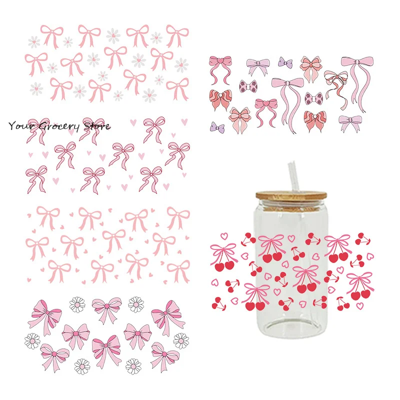 3D UV DTF Transfers Stickers 16oz Cup Wraps Cartoon Bow Printed For DIY Glass Ceramic Metal Leather
3D UV DTF Transfers Stickers 16oz Cup Wraps Cartoon Bow Printed For DIY Glass Ceramic Metal Leather