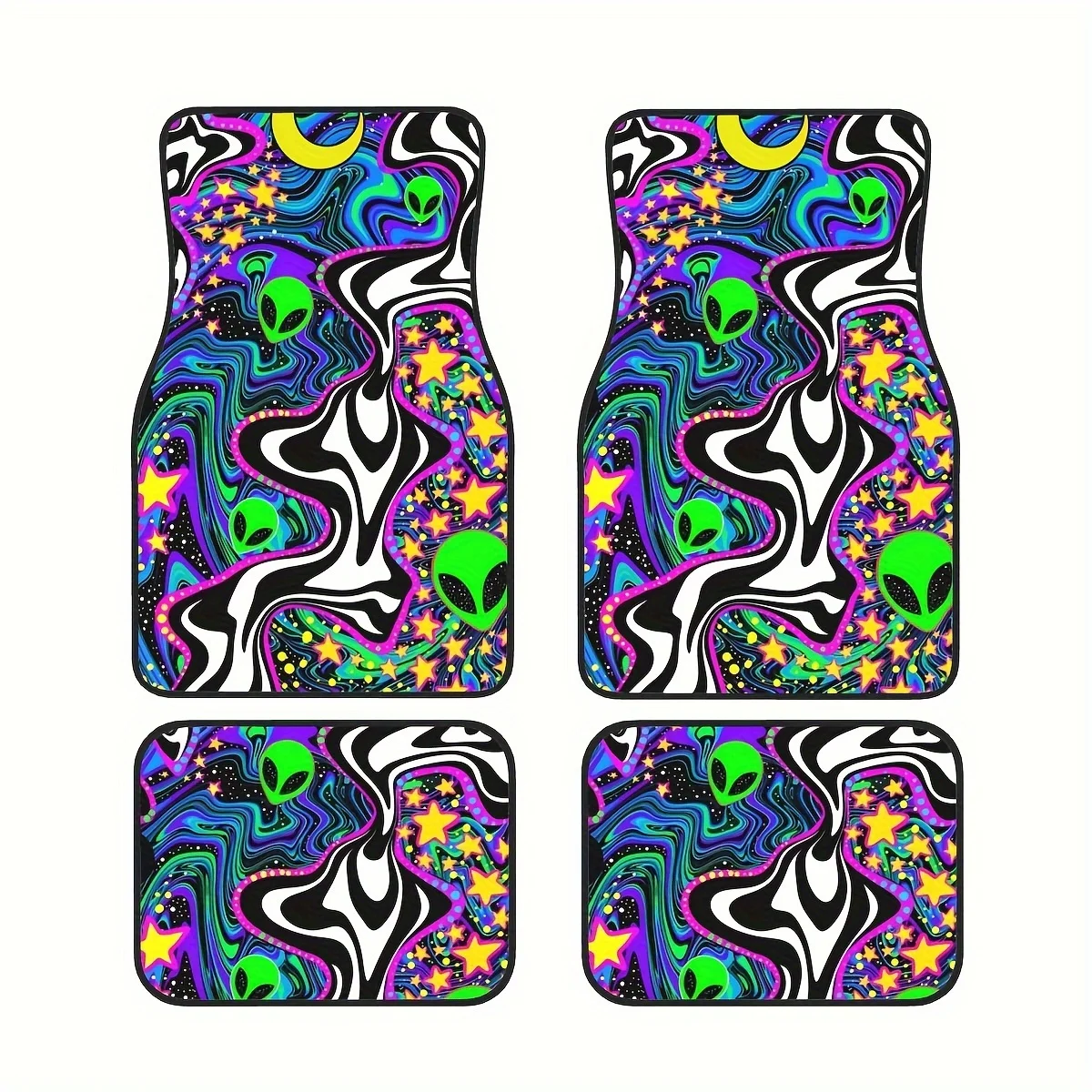 4-Color Cartoon Rubber Car Floor Mats - Universal Front/Rear Fit, Anti-Slip, Waterproof Easy Clean, Auto Interior Accessory
4-Color Cartoon Rubber Car Floor Mats - Universal Front/Rear Fit, Anti-Slip, Waterproof Easy Clean, Auto Interior Accessory
