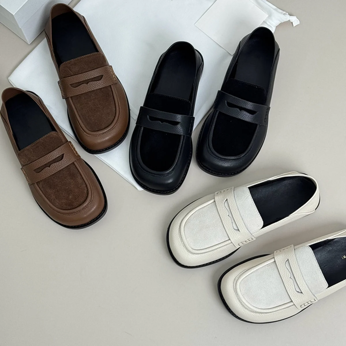 Jenny&Dave 2026 Woman Shoes For Woman Minimalist Handmade Genuine Leather Moccasin Shoes Square Toe Loafers Flats Shoes
Jenny&Dave 2026 Woman Shoes For Woman Minimalist Handmade Genuine Leather Moccasin Shoes Square Toe Loafers Flats Shoes