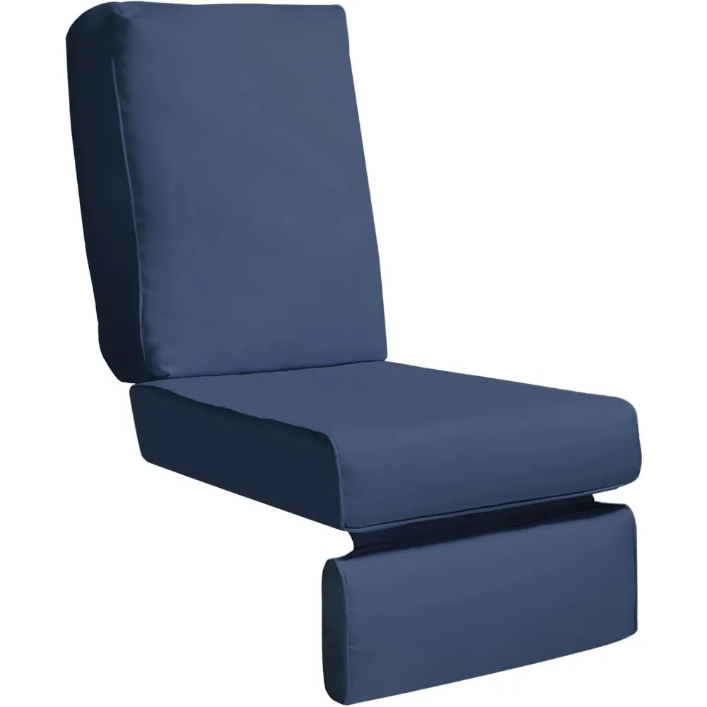 All-Weather Outdoor Recliner Cushion, Replacement Patio Chair Deepseat Waterproof Cushion (Navy Blue)
All-Weather Outdoor Recliner Cushion, Replacement Patio Chair Deepseat Waterproof Cushion (Navy Blue)