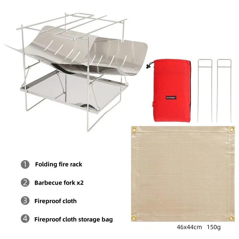 Mini Camping Wood Stove Ultralight Stove Campfire Foldable Outdoor Hiking Storage Fire Burning Table Camping Supplies
Mini Camping Wood Stove Ultralight Stove Campfire Foldable Outdoor Hiking Storage Fire Burning Table Camping Supplies