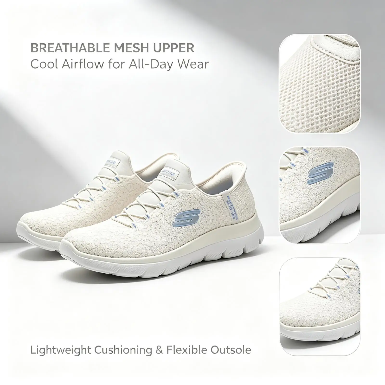Skechers New Women's Casual Shoes, Fashionable, Cushioning, Breathable, Daily Travel Shoes Fashionable 150125-OFWT
Skechers New Women's Casual Shoes, Fashionable, Cushioning, Breathable, Daily Travel Shoes Fashionable 150125-OFWT