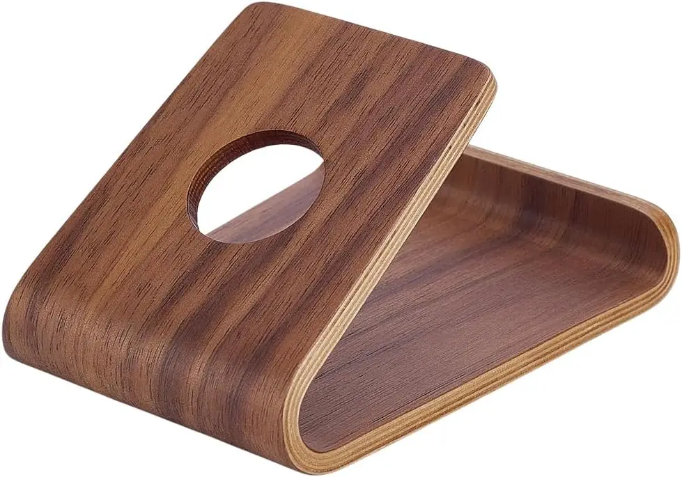 Walnut Wood Cell Phone Holder 2.95" L-Shaped Desk Stand for Smartphones & Tablets, Handcrafted Natural Wood Cradle
Walnut Wood Cell Phone Holder 2.95" L-Shaped Desk Stand for Smartphones & Tablets, Handcrafted Natural Wood Cradle
